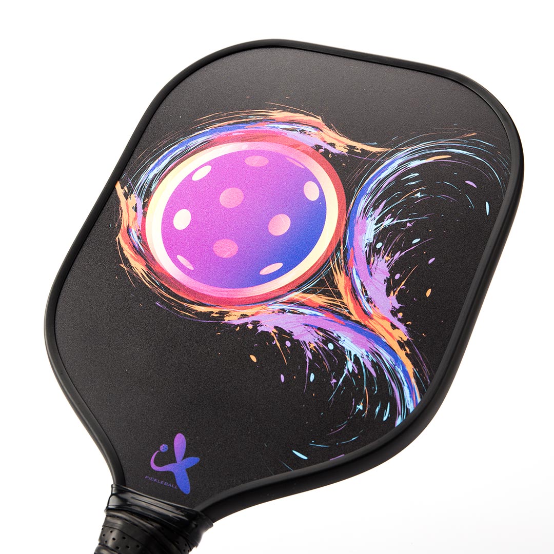 pickleball paddle with rough surface